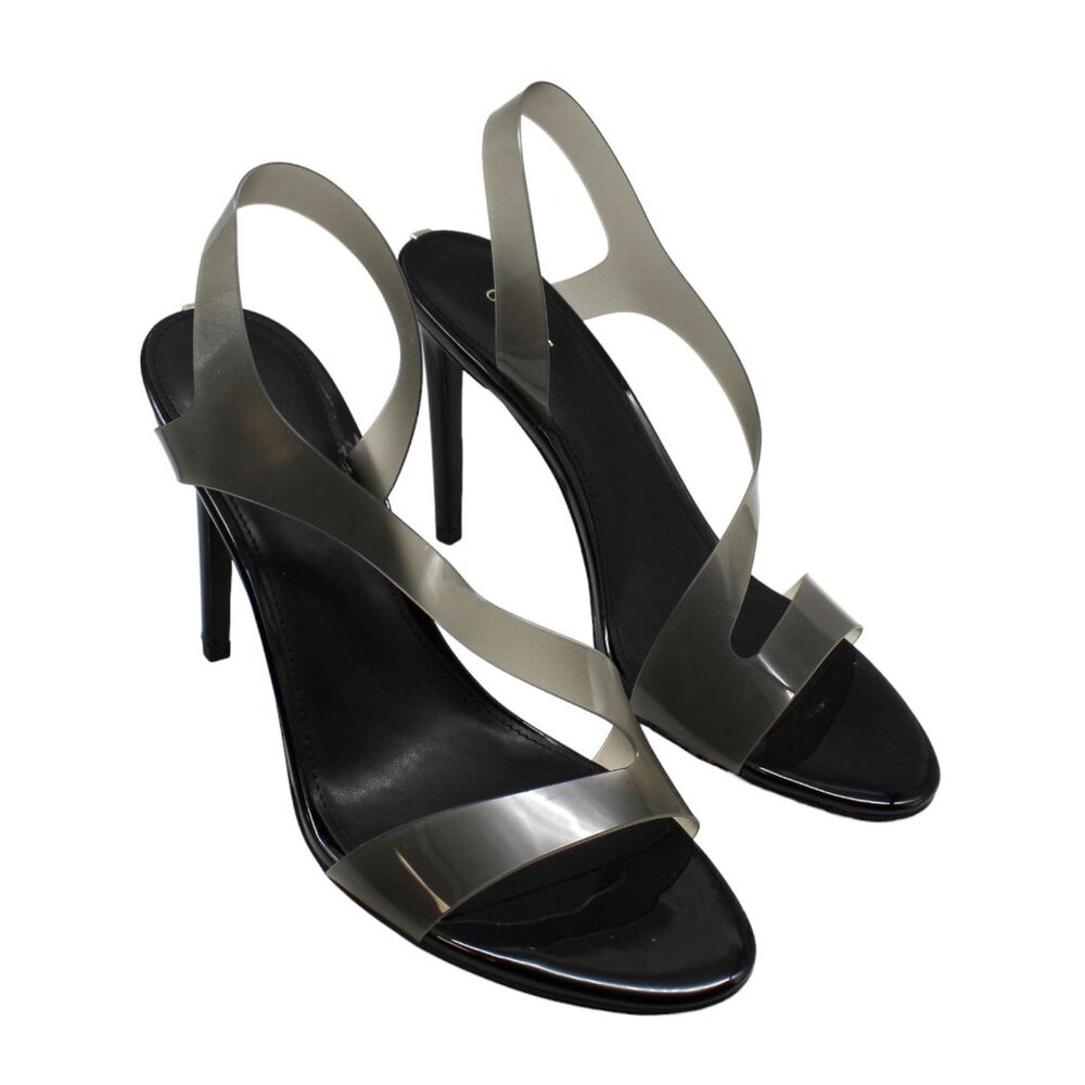 Guess Black and Silver Heels